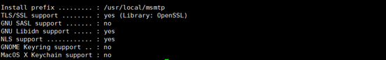 Linux部署msmtp+mutt發送郵件功能