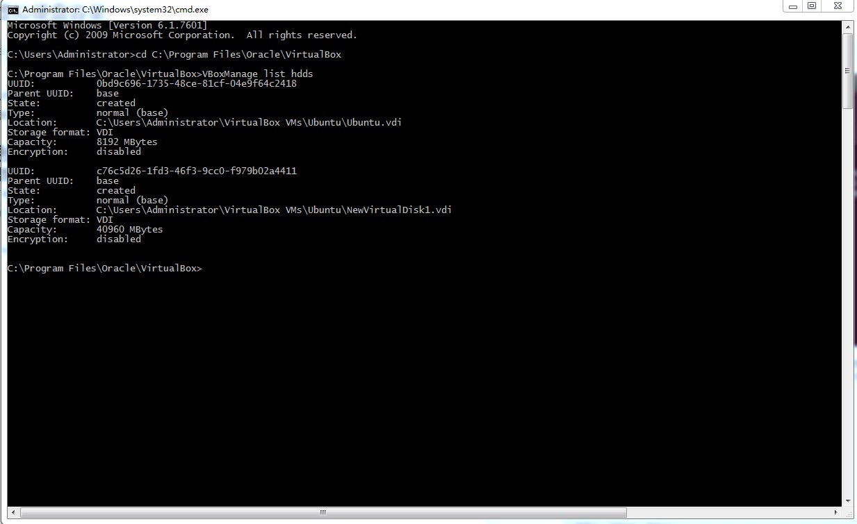 Oracle VM VirtualBox 虛擬機硬盤擴容