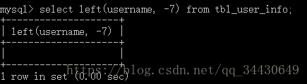 MySQL實(shí)現(xiàn)字符串截取的圖文教程