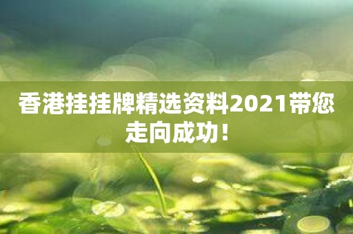 香港掛掛牌精選資料2021帶您走向成功！