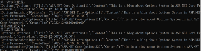 ASP.NET Core - 選項系統之選項使用