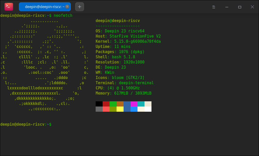 RISC-V 新進(jìn)展，深度操作系統(tǒng) deepin 成功適配 VisionFive 2 開發(fā)板